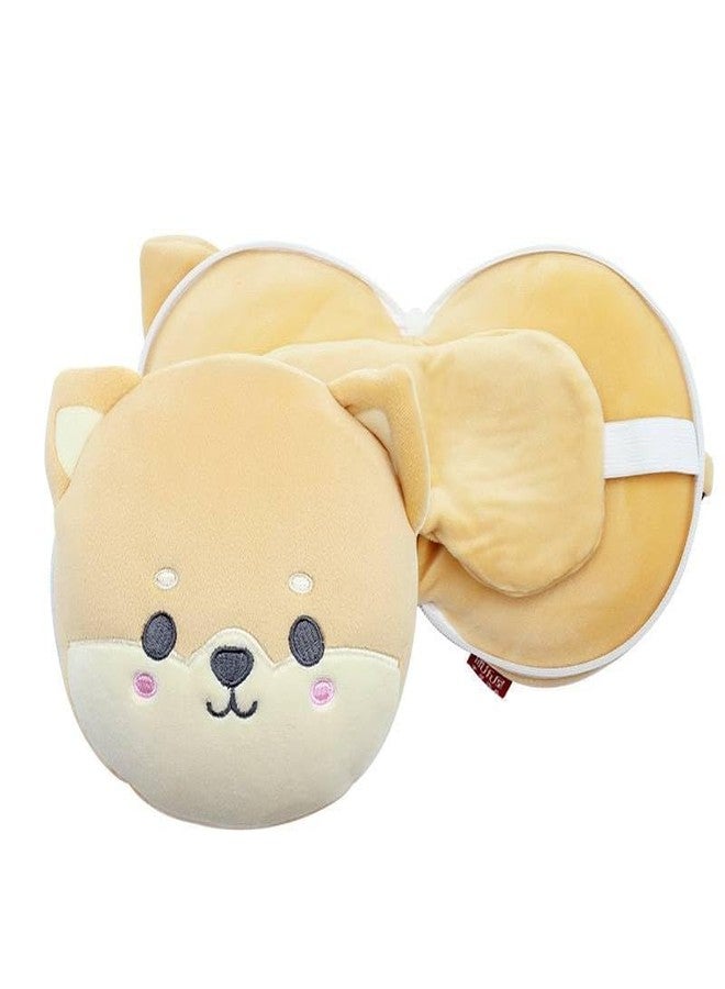 SHOPLUV Pillow with Eye Mask for Kids, Teenagers, Travel Accessories for Airplane,Neck Pillow,Travel Pillow with Eye Mask for Sleeping, Multicolor & Design - Image 1